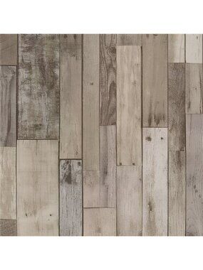 Wood Wallpaper Peel and Stick Wallpaper Wood Plank Wallpaper Shiplap 17.7"×78.7"